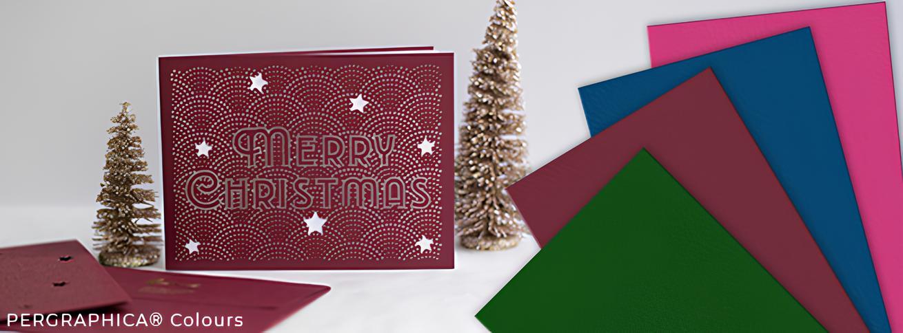 PERGRAPHICA® Colours engraving material range for Christmas