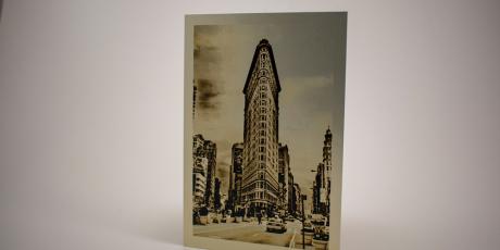 Laser engraved photo on Alumamark® laser engraving material