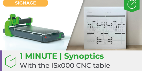 ⏱️ 1 Minute | Synoptics milling with the ISx000 CNC engraving machine